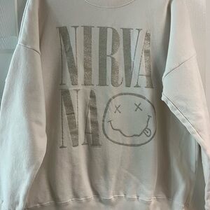 Abercrombie Kids White Sweatshirt